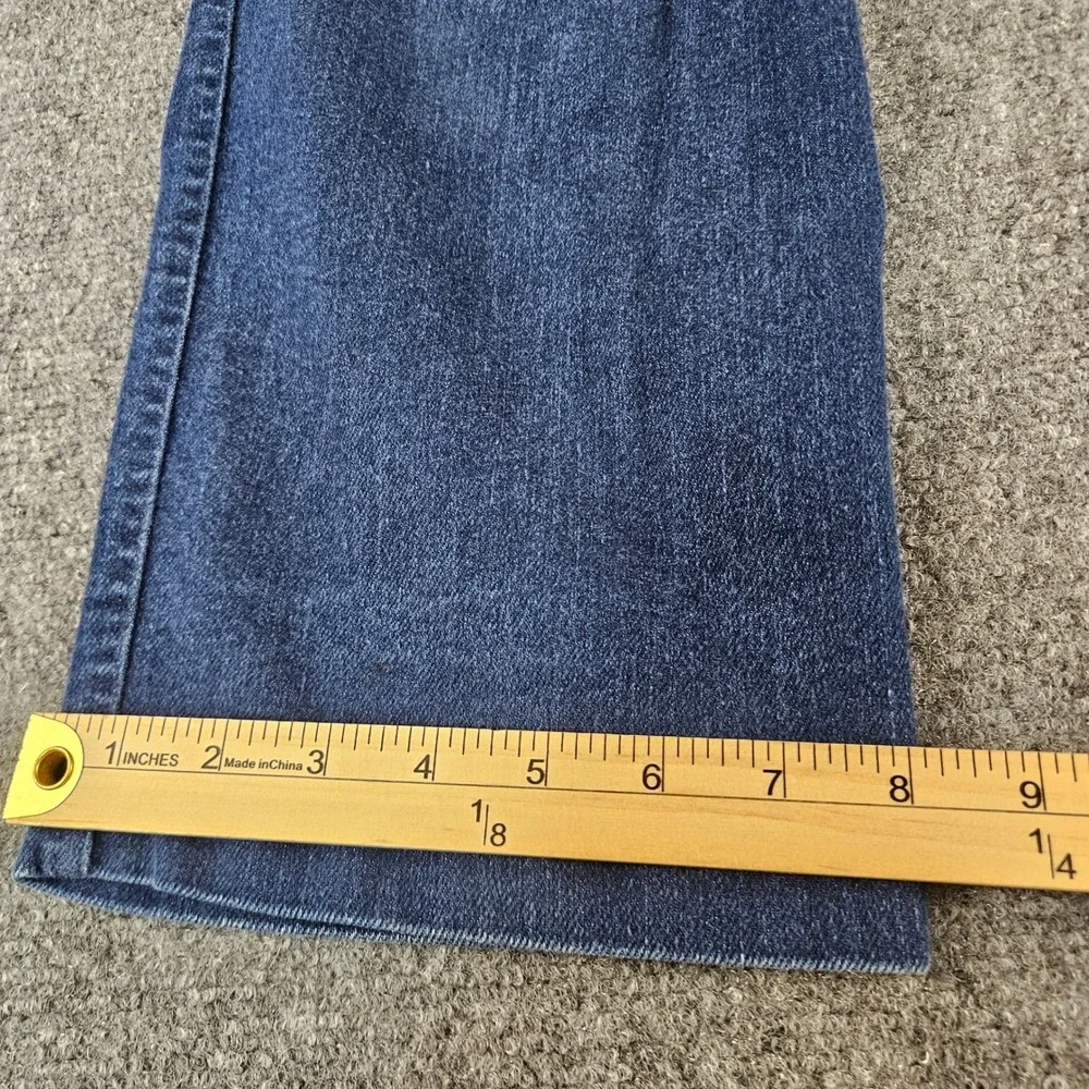 Vintage Mister Remo of California Womens 14 Blue‎ Denim Elastic Waist Pants USA
